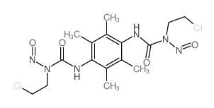 Urea, 1,1-(2,3,5,6-tetramethyl-p-phenylene)bis(3-(2-chloroethyl)-3-nitroso-结构式