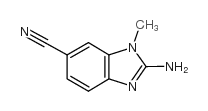 1H-Benzimidazole-6-carbonitrile,2-amino-1-methyl-(9CI) picture