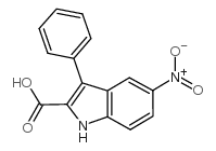 5-nitro-3-phenyl-1h-indole-2-carboxylic acid structure