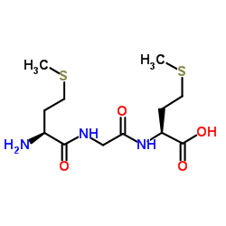 H-Met-Gly-Met-OH结构式