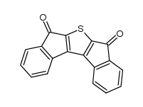 Diindeno[2,1-b:1',2'-d]thiophen-5,7-dion Structure