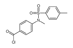 4-[methyl-(4-methylphenyl)sulfonylamino]benzoyl chloride Structure