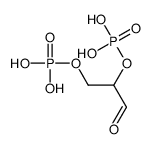 (1-oxo-3-phosphonooxypropan-2-yl) dihydrogen phosphate Structure