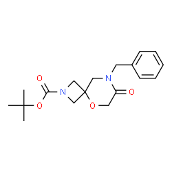 8-苄基-7-氧代-5-氧代-2,8-二氮螺环[3.5]壬烷-2-羧酸叔丁酯图片