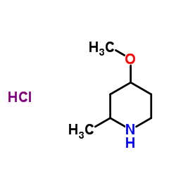 4-Methoxy-2-methylpiperidine hydrochloride (1:1)结构式