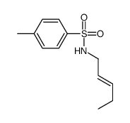 4-methyl-N-pent-2-enylbenzenesulfonamide Structure