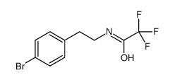 N-(4-溴苯乙基)-2,2,2-三氟乙酰胺结构式