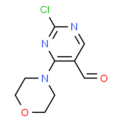 2-Chloro-4-morpholinopyrimidine-5-carbaldehyde structure