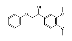 1-(3,4-Dimethoxyphenyl)-2-phenoxyethanol Structure