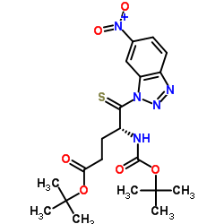 BOC-THIONOGLU(OTBU)-1-(6-NITRO)BENZOTRIAZOLIDE structure