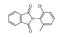 N-(2-chloro-6-methyl-phenyl)-phthalimide结构式