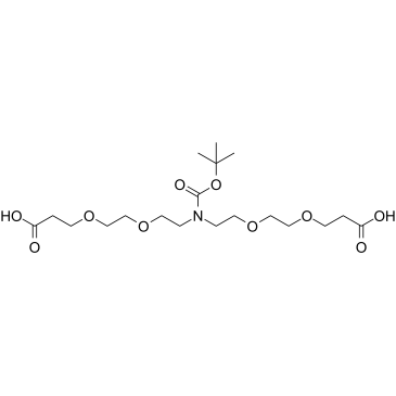 N-Boc-N-bis(PEG2-acid)图片