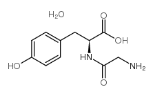 GLYCYL-L-TYROSINE HYDRATE structure