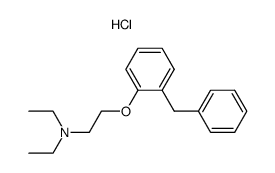 2-(2-benzylphenoxy)-N,N-diethylethanamine hydrochloride结构式