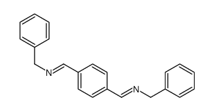 1,4-Phenylenebis(N-benzylmethanimine) Structure