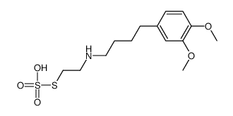 2-[4-(3,4-Dimethoxyphenyl)butyl]aminoethanethiol sulfate结构式