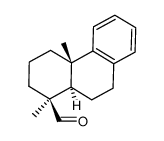 trans-1,12-Dimethyl-1β-formyl-1,2,3,4,9,10,11,12-octahydro-phenanthren Structure