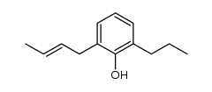 trans-2-Crotyl-6-propyl-phenol Structure