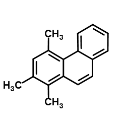 1,2,4-Trimethylphenanthrene structure