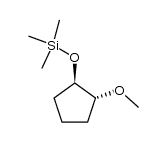 (((1R,2R)-2-methoxycyclopentyl)oxy)trimethylsilane Structure