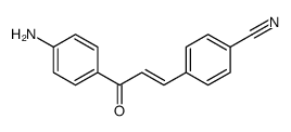 4-[3-(4-aminophenyl)-3-oxoprop-1-enyl]benzonitrile Structure