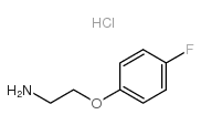 2-(4-氟苯氧基)-1-乙胺盐酸盐结构式