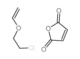 2-chloroethoxyethene; furan-2,5-dione structure