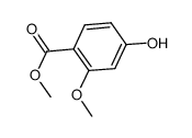 Methyl 4-hydroxy-2-methoxybenzoate structure