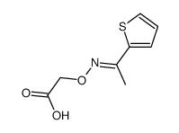 2-({[1-(2-THIENYL)ETHYLIDENE]AMINO}OXY)ACETIC ACID结构式