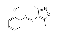 (3,5-dimethyl-1,2-oxazol-4-yl)-(2-methoxyphenyl)diazene结构式