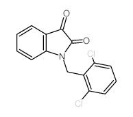 1-(2,6-DICHLOROBENZYL)INDOLINE-2,3-DIONE picture