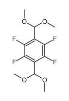 1,4-bis(dimethoxymethyl)-2,3,5,6-tetrafluorobenzene Structure