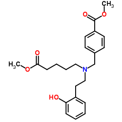 甲基4-(((2-羟基苯乙基)(5-甲氧基-5-氧代戊基)氨基)甲基)苯甲酸甲酯图片