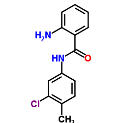 2-Amino-N-(3-chloro-4-methylphenyl)benzamide Structure