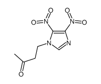 4-(4,5-dinitroimidazol-1-yl)butan-2-one Structure