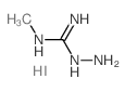 N-甲基肼羧酰胺氢碘化物结构式