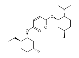 Maleinsaeure-di-(1'R,3'R,4'S)-3-menthylester结构式