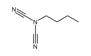 N,N-Dicyano-n-butylamine Structure