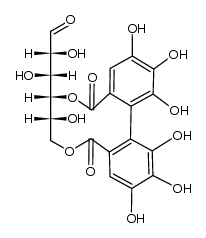 4,6-(S)-HHDP-D-glucose Structure