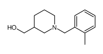 [1-[(2-methylphenyl)methyl]piperidin-3-yl]methanol结构式