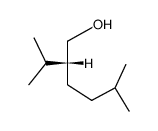 (R)-2-isopropyl-5-methylhexanol Structure