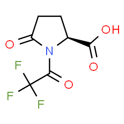 5-Oxo-1-(trifluoroacetyl)-L-proline结构式