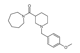 azepan-1-yl-[1-[(4-methoxyphenyl)methyl]piperidin-3-yl]methanone结构式