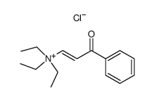 triethyl-(3-oxo-3-phenyl-propenyl)-ammonium, chloride结构式