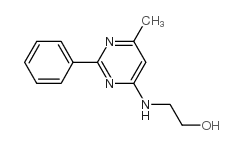 2-[(6-METHYL-2-PHENYL-4-PYRIMIDINYL)AMINO]-ETHANOL picture