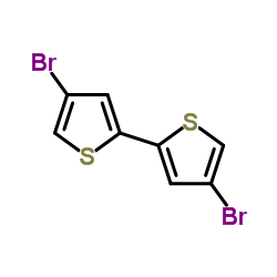 4,4'-Dibromo-2,2'-bithiophene Structure