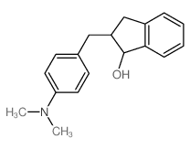 1H-Inden-1-ol,2-[[4-(dimethylamino)phenyl]methyl]-2,3-dihydro- Structure