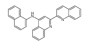 N-naphthalen-1-yl-2-quinolin-2-ylquinolin-4-amine结构式