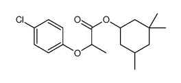 (3,3,5-trimethylcyclohexyl) 2-(4-chlorophenoxy)propanoate Structure