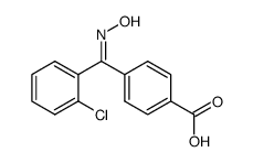 4-[(2-chloro-phenyl)-hydroxyimino-methyl]-benzoic acid结构式